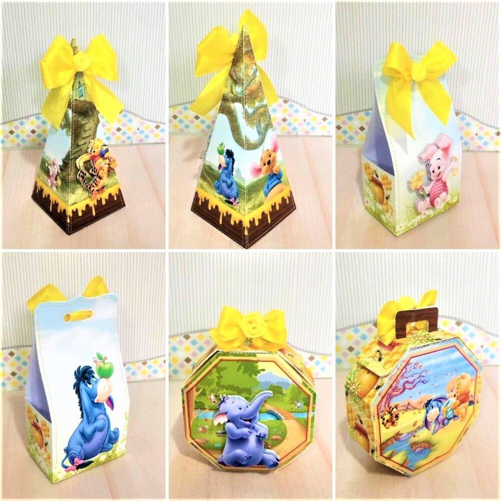 Arquivo de corte Festa Pronta Ursinho Pooh