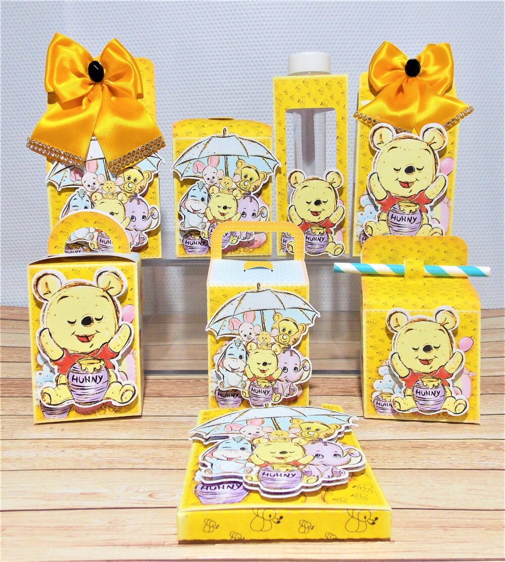 Arquivo de corte Festa Pronta Ursinho Pooh