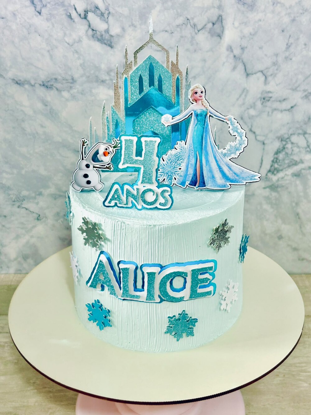 Topo de Bolo Frozen