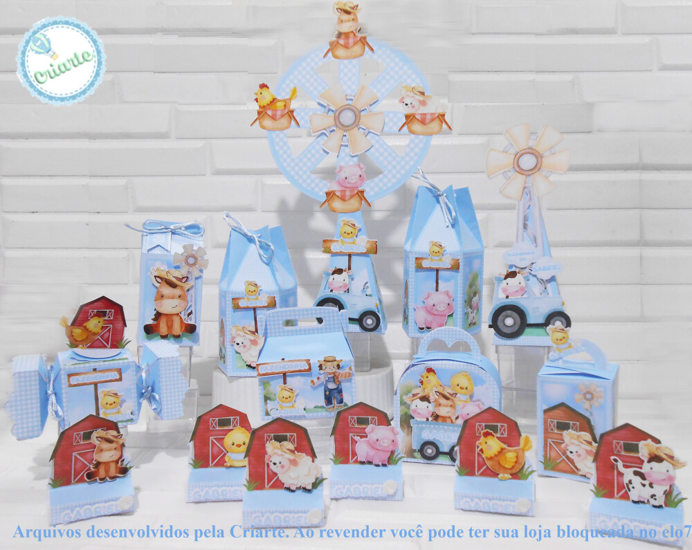 Arquivo de corte Festa Pronta Fazendinha