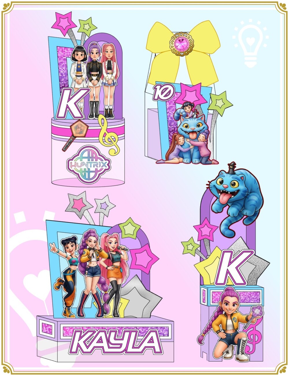 Arquivo de corte Festa Pronta Kpop