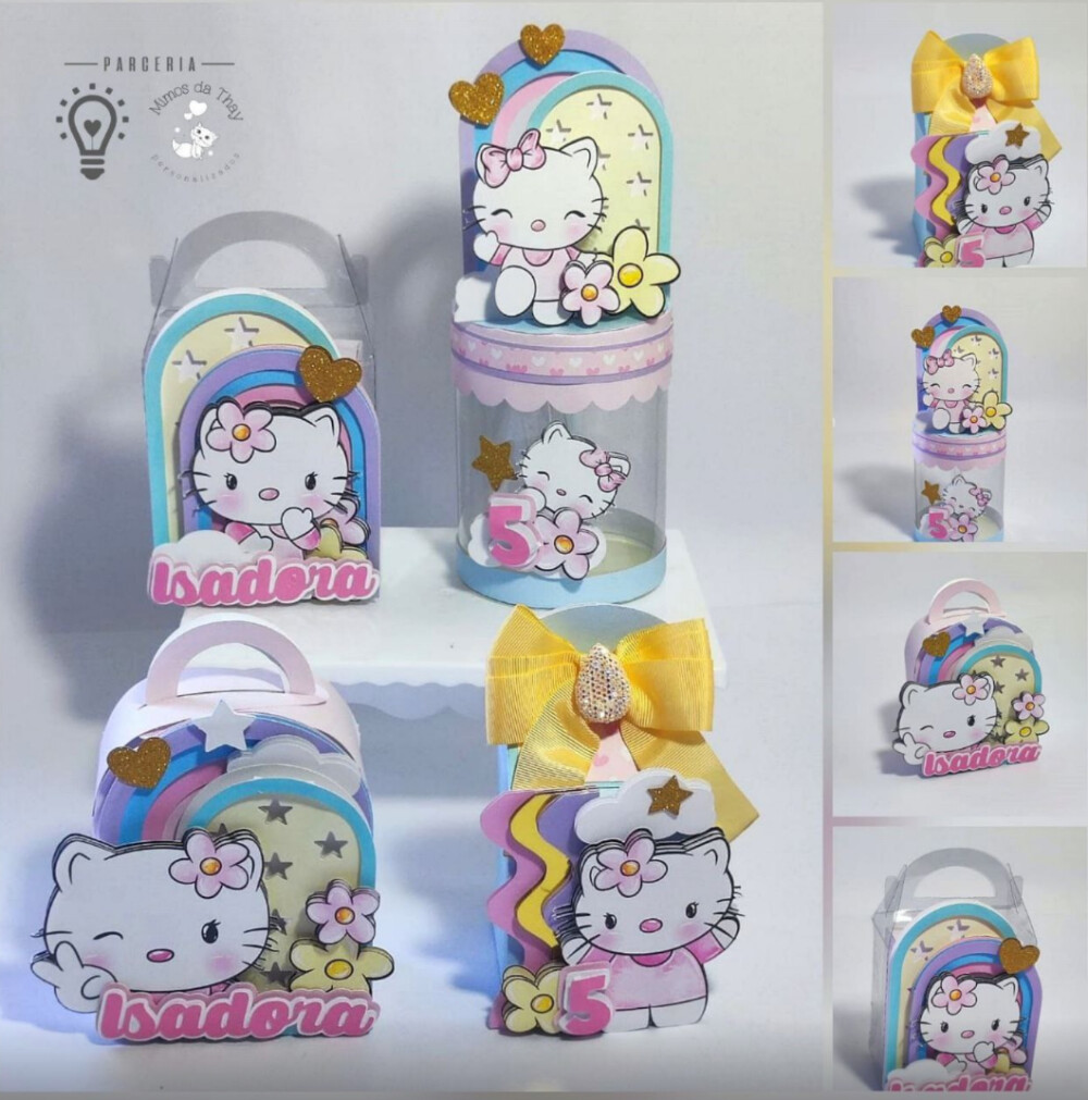 Arquivo de corte Festa Pronta Hello Kitty