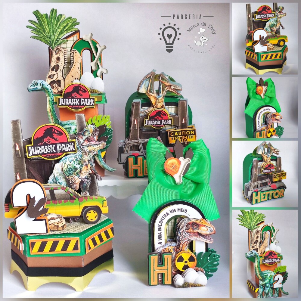 Arquivo de corte Festa Pronta Dinossauro