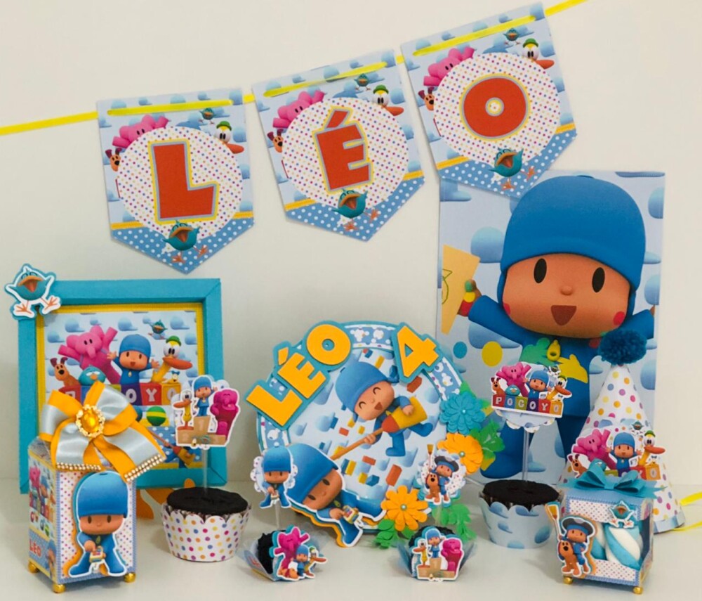 Arquivo de corte Festa Pronta Pocoyo