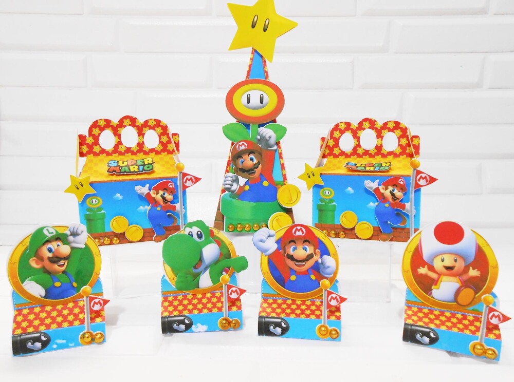 Arquivo de corte Festa Pronta Super Mario