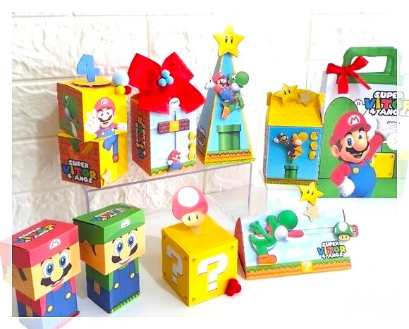 Arquivo de corte Festa Pronta Super Mario