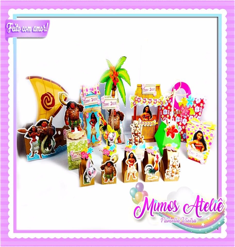 Arquivo de corte Festa Pronta Moana