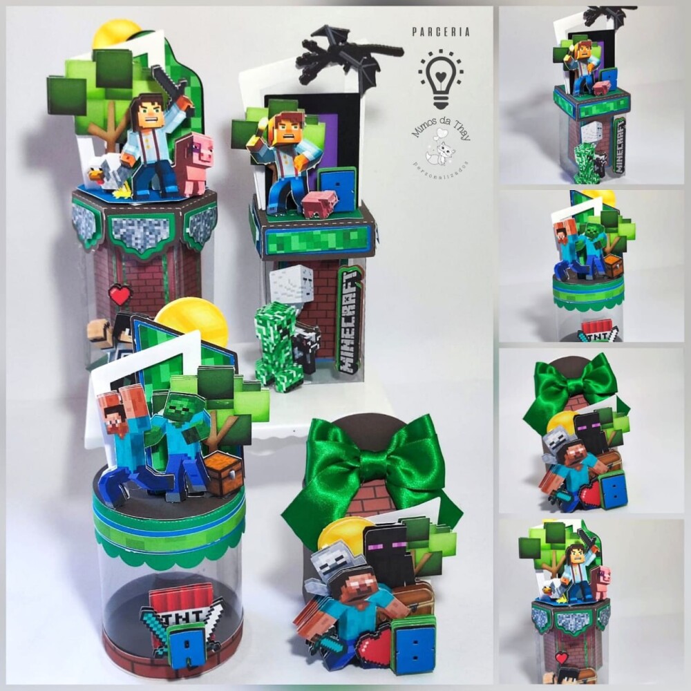 Arquivo de corte Festa Pronta Minecraft