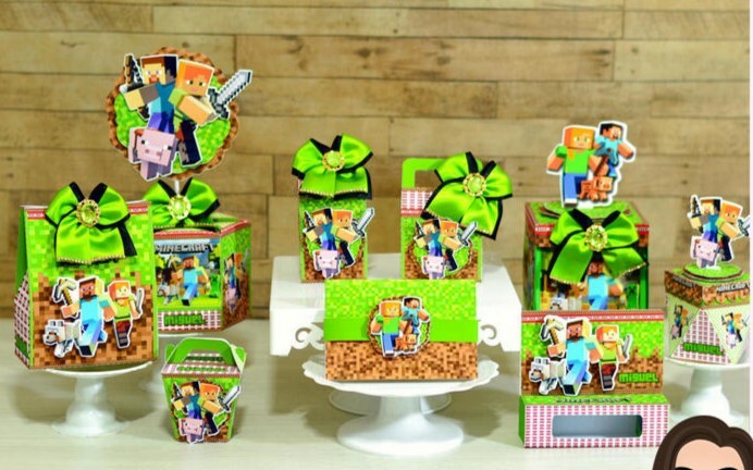 Arquivo de corte Festa Pronta Minecraft