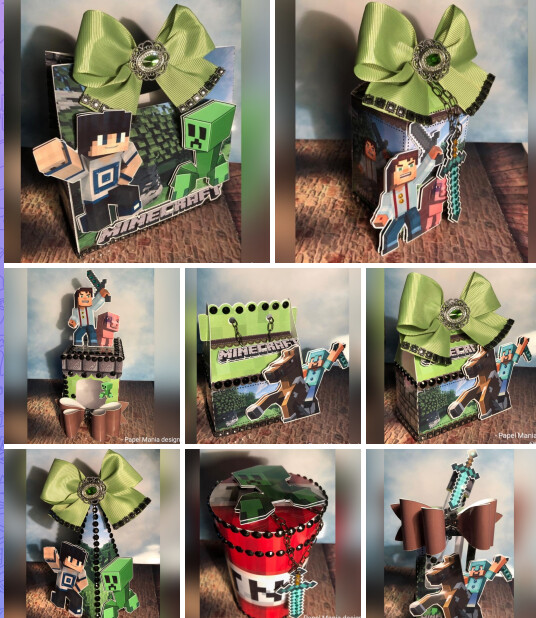 Arquivo de corte Festa Pronta Minecraft