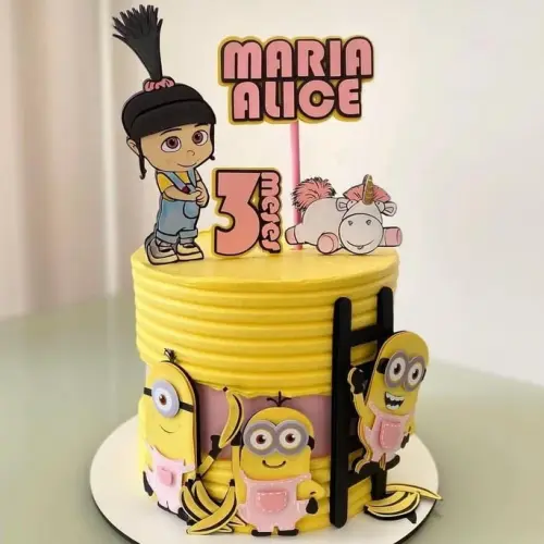 Arquivo de corte topo de bolo Minions