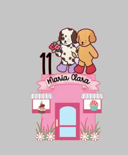 Arquivo de corte topo de bolo bobbie goods