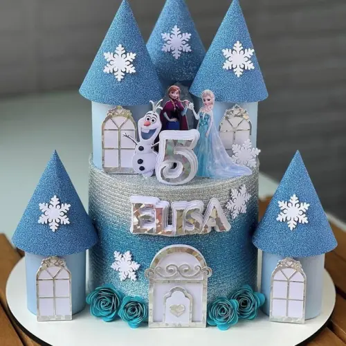 Arquivo de corte topo de bolo frozen