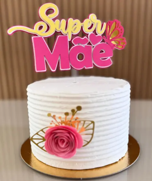 Arquivo de corte Topo de bolo Dia das Mães