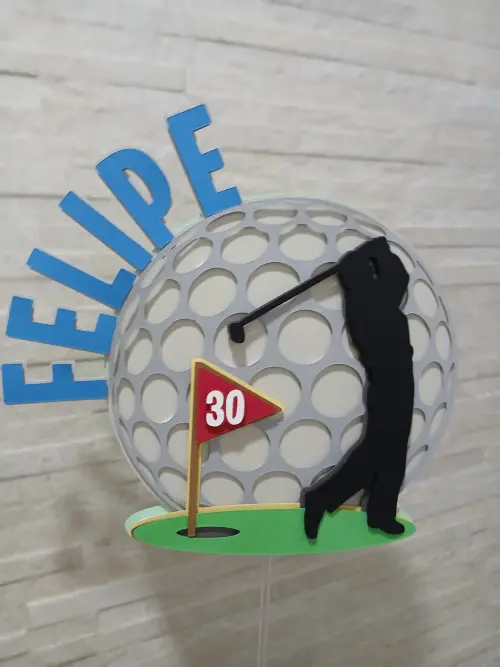 Arquivo de corte  Topo de Bolo Golf