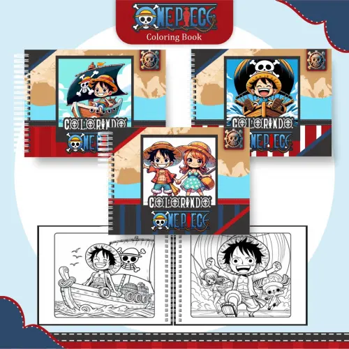 Arquivo Digital Livro Colorir One Piece