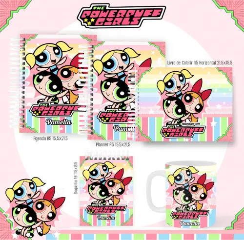 Arquivo Digital Livro Colorir Meninas Super Poderosas