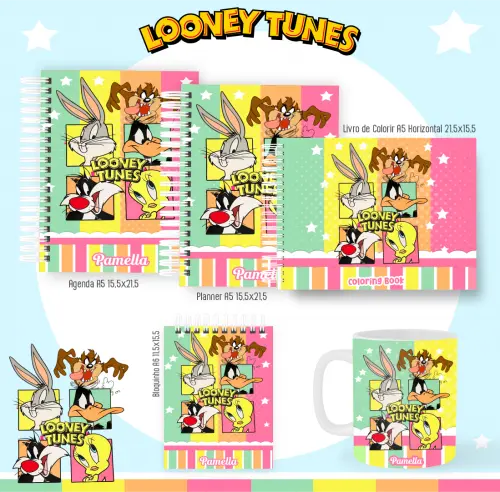 Arquivo Digital Livro Colorir Looney Tunes