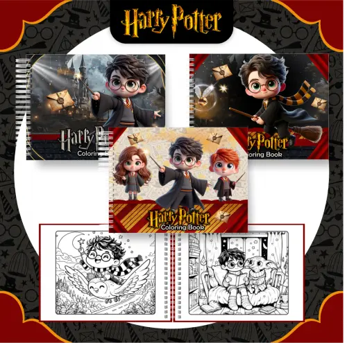 Arquivo Digital Livro Colorir Harry Potter