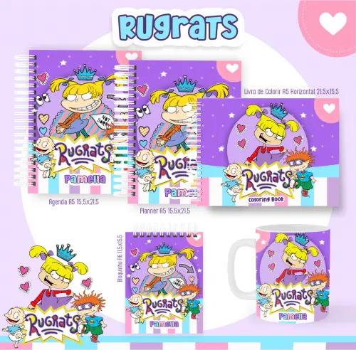 Arquivo Digital Livro Colorir Rugrats