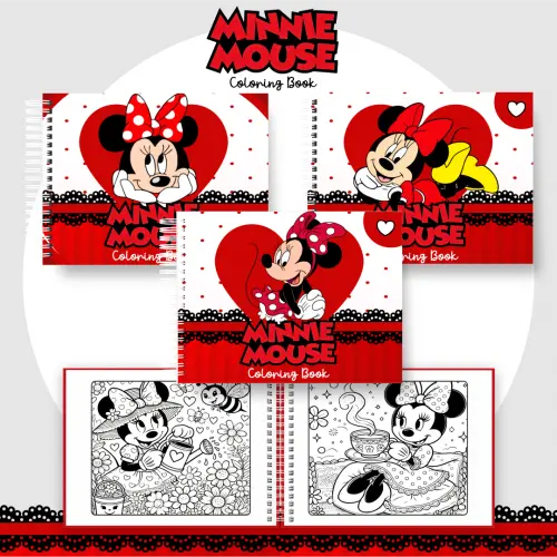 Arquivo Digital Livro Colorir Minnie