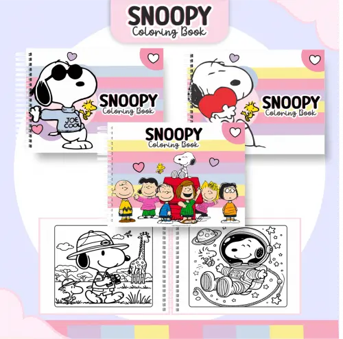 Arquivo Digital Livro Colorir Snoopy