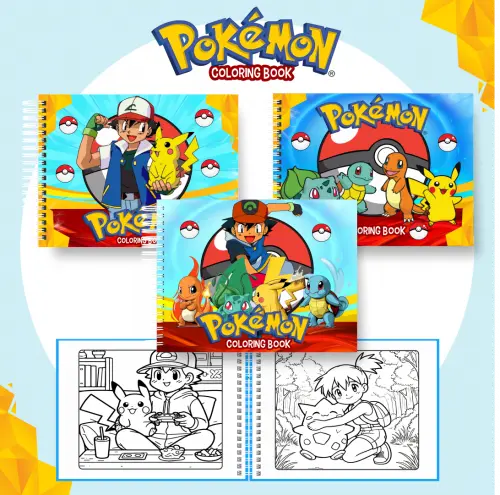 Arquivo Digital Livro Colorir Pokemon
