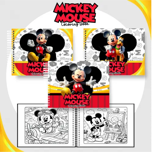 Arquivo Digital Livro Colorir Mickey