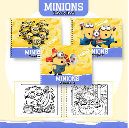 Arquivo Digital Livro Colorir Minions