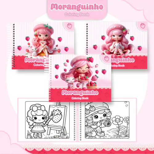 Arquivo Digital Livro Colorir Moranguinho