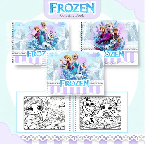 Arquivo Digital Livro Colorir Frozen