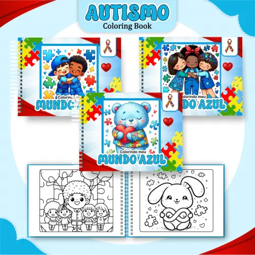 Arquivo Digital Livro Colorir Autismo