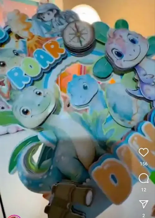 Arquivo de corte topo de bolo Dinossauro