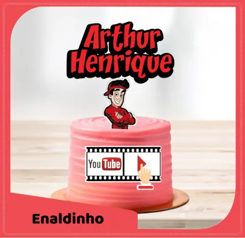 Topo de Bolo Enaldinho