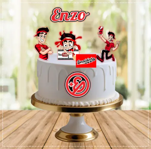 Topo de Bolo Enaldinho