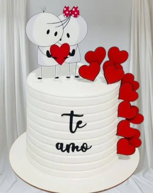 Arquivo de corte topo de bolo Dia dos Namorados