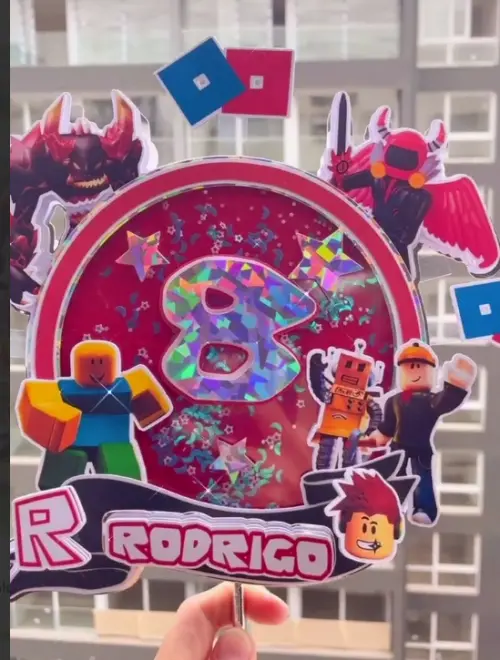 Arquivo de corte topo de bolo Roblox