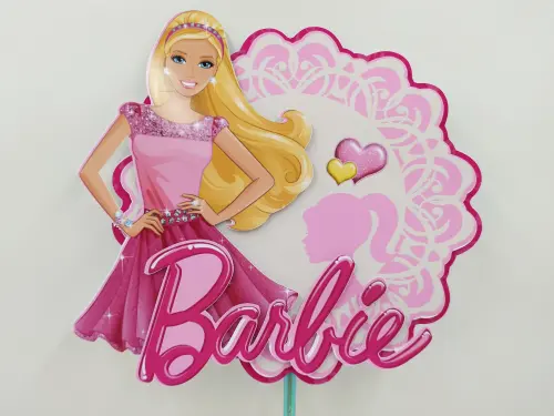 Arquivo de corte topo de bolo Barbie