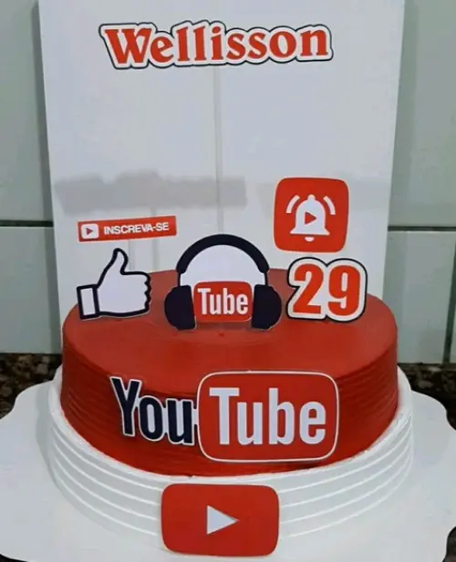 Arquivo de corte topo de bolo You Tube