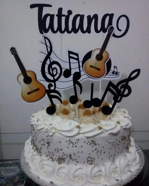 Arquivo de corte Topo de bolo Música