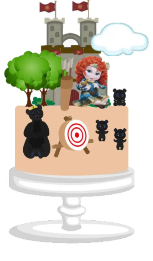 Arquivo de corte topo de bolo valente