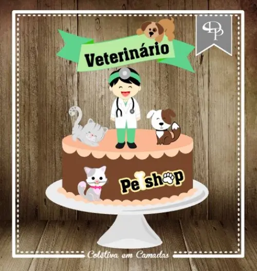 Arquivo de corte topo de bolo veterinário