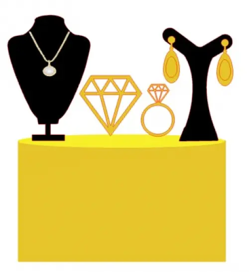 Arquivo de corte topo de bolo Jóia