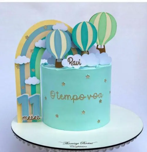 Arquivo de corte topo de bolo O tempo Voa