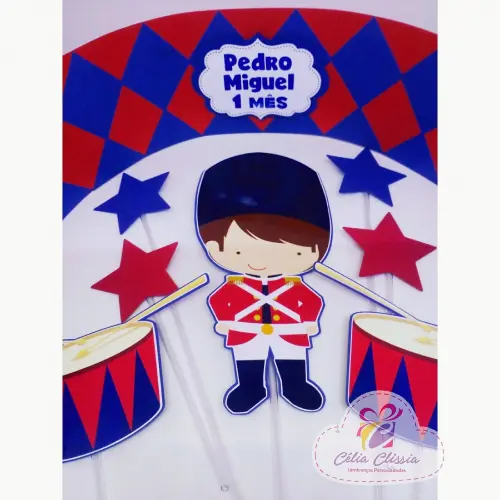 Arquivo de corte topo de bolo Soldadinho de chumbo