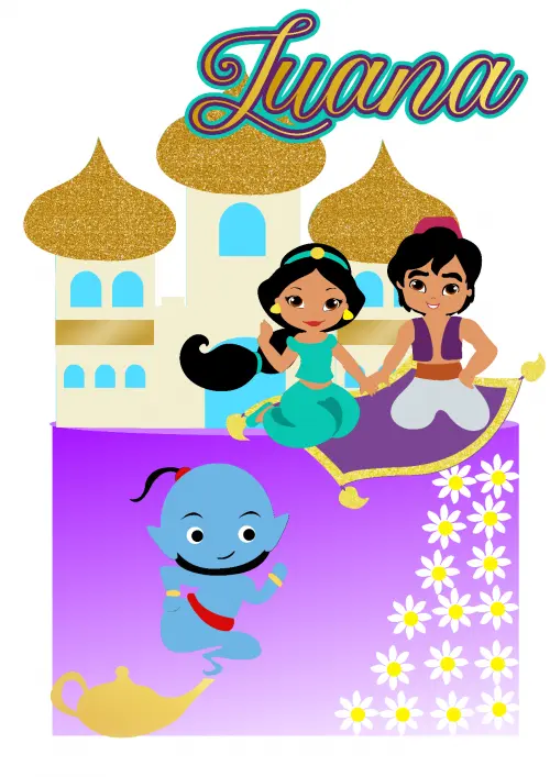 Arquivo de corte topo de bolo Jasmine