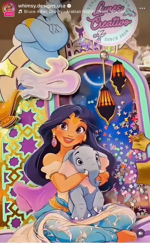 Arquivo de corte topo de bolo Jasmine