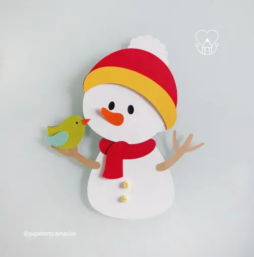 Arquivo de corte topo de bolo Inverno