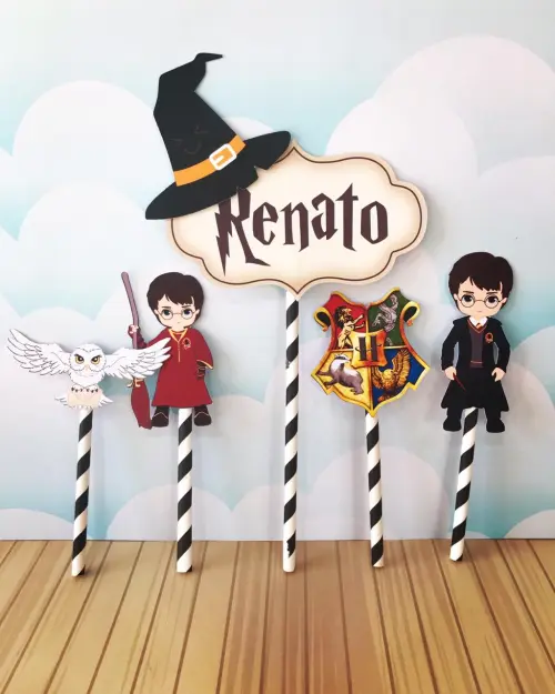 Arquivo de corte topo de bolo harry Potter