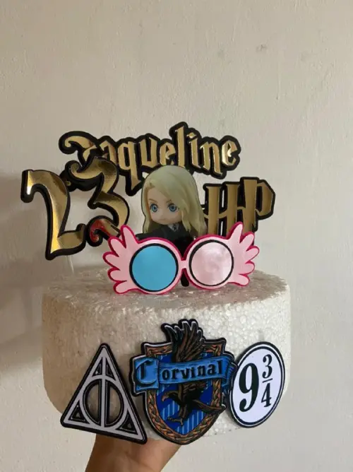 Arquivo de corte topo de bolo harry Potter